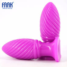 Faak dildo grande com ventosa forte, brinquedo sexual para mulheres, homens e mulheres, brinquedo adulto, plug anal com bola 2024 - compre barato