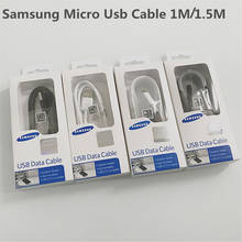 Samsung-cabo micro usb de carregamento e sincronização de dados, 100cm, 150cm, para galaxy s6, s7, s7edge, s4, note 4, 5, j3, j6, a8, a3, a5, a7, 2016 2024 - compre barato