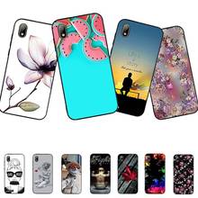 For Huawei Y5 2019 Honor 8S Cover TPU Silicone Capa For Huawei Y5 2019 Honor 8S Case Floral Funda For Honor 8S 8 S Shell Coque 2024 - buy cheap