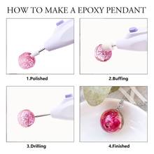 Electric Nail Polisher Epoxy Resin Jewelry Making DIY Drill Pen Grinding Machine Polishing Tools Equipments with 7 Drill X7XB 2024 - buy cheap