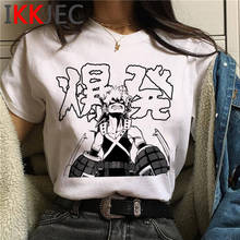 Camiseta de My Hero Academia Bakugou Todoroki Boku No Hero Bnha para mujer, ropa harajuku kawaii, camiseta informal con estampado de pareja kawaii 2024 - compra barato