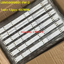 12pcs LED Backlight  strip 6leds for VIZIO 50 inch TV D50F-E1 LTMWVTET LBM500P0601-FW-2 LB50085 V0_00 TPT500J1-HVN07.U 2024 - buy cheap