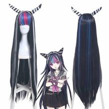 Anime Super DanganRonpa Ibuki Mioda Wig Girl Cosplay Halloween Women Costume Party Wigs 2024 - buy cheap