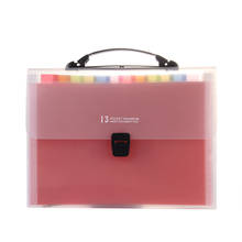 A4 rainbow color expanding file folder document organizer 13 pockets accordion folder organizer for portable documents bag new 2024 - buy cheap