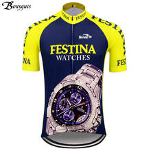 Camiseta de Ciclismo Retro clásica para Hombre, ropa de equipo para bicicleta, 2 estilos, Maillot de verano, 2020 2024 - compra barato