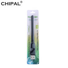 CHIPAL-Adaptador de antena con antena para ordenador portátil, Mini Dongle WiFi, tarjeta de red inalámbrica, USB 150, 2,0 Mbps, MT7601 2024 - compra barato