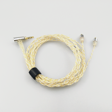 Cable de Audio para auriculares Chapado en 8 núcleos, 2,5mm, conector MMCX, HIFI, actualización 2024 - compra barato