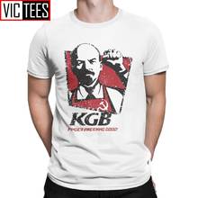 KGB Lenin The Soviet Union Tshirt Men Communist Communism Ussr Marx Comrades Russia Pure Cotton T Shirt 2024 - buy cheap