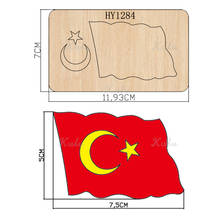 Troqueles de corte de bandera nacional, troqueles de madera adecuados para máquinas troqueladoras comunes en el mercado, novedad de 2019 2024 - compra barato