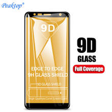 9D Screen Protector for Samsung Galaxy A7 2018 A6 A8 Plus 2018 A 7 8 9 6 A9 2018 Tempered Glass film Full Cover Protective Glass 2024 - buy cheap