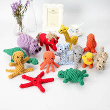 Honden speelgoed-juguetes de cuerda para perros pequeños y medianos, resistentes a las mordeduras, con forma de fruta acuática, accesorios para mascotas 2024 - compra barato