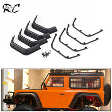 1 Set RC Car Mud Fenders Flares Widen Wheel Eyebrow for 1/10 RC Crawler Car RC4WD D90 D110 Defender Body Upgrade Parts 2024 - buy cheap