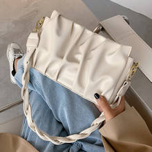Fashion Braided strap Shoulder Bags For Women Soft PU Leather Handbags Solid Color Underarm Bags Elegant Ladies Crossbody Bag 2024 - buy cheap