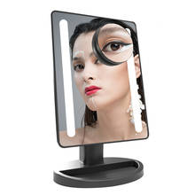 LED Mirror Touch Screen 16 Light strip Makeup mirror Magnifying Vanity  Table Desktop stand Mirror light  Adjustable 2024 - buy cheap