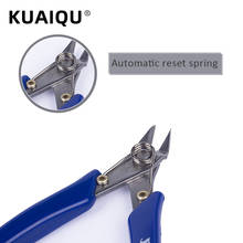 Alicate de fio azul, ferramenta manual prática para corte de fio, mini alicate eletrônico, ferramenta diagonal para reparo 2024 - compre barato