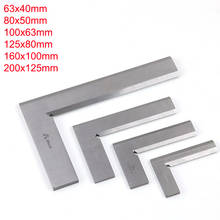 Stainless Steel Bladed 90 Degree 63x40 100x63 160x100mm Angle Try Square Ruler Bevel Edge Square Gauge edge angle ruler 2024 - buy cheap