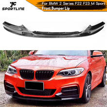 For BMW 2 Series F22 F23 M Sport Coupe Convertible 2013 - 2017 Carbon Fiber / FRP Front Bumper Lip Spoiler Splitters 2024 - buy cheap
