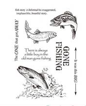Selos transparentes de peixe para scrapbooking/cartão diy, suprimentos de decoração divertido a0150 2024 - compre barato