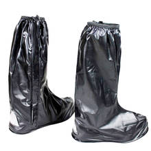 Cycling Motorcycle Shoes Covers Overshoe Boots Cover Waterproof Relectors Rain Boots Black Reusable Men Women Bike shoes 2024 - купить недорого