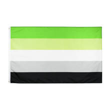 Yehoy hanging 90*150cm LGBTQIA Aromantic Pride Romantic Orientation Flag for Decoration 2024 - buy cheap