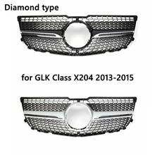 Fit For Mercedes Benz GLK Class X204 2013-2015 Front Hood Diamond Black Grille 2024 - buy cheap