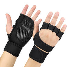 1 Pair -slip Sports Gym Fitness Gloves Shockproof Weight Lifting Training Glove Half Finger MTB Cycling Gloves for Men Women 2024 - купить недорого