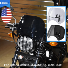 Motorcycle Windshield Windscreen Fly Screen Wind Deflectors Screen Protector Cover for Honda CMX300 CMX500 2018-2021 2019 2020 2024 - buy cheap