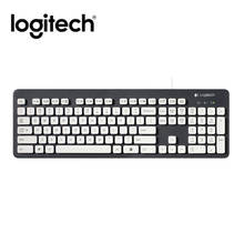 Моющаяся Проводная клавиатура logitech K310 для Windows настольного компьютера, ноутбука, компьютера, периферийные аксессуары 2024 - купить недорого