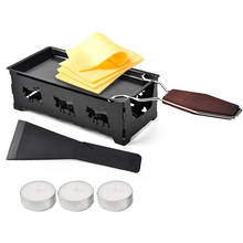 Grill Cheese Raclette Set Non-stick Griller Mini BBQ Cheese Board Baked Cheese Oven Iron Swiss Cheese Melter Pan Tray 2024 - buy cheap