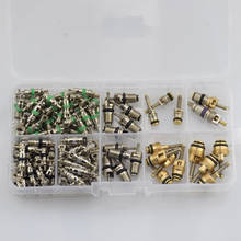 134 Pieces A / C Schrader Valves R134a Kit 11 Types Of AC Valves Cores Automobile 2024 - buy cheap