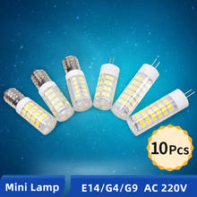 OK-B 10pcs LED COB G4 G9 E14 Bulb AC/DC 12V 3w 5w 220V High Brightness LED G4 G9 Light Bulb For Chandelier Replace Halogen Lamp 2024 - buy cheap