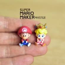 24PCS 2.4cm Super Mario BB Princess BB Mini Doll model ornaments collection ornaments DIY ornaments 2024 - buy cheap