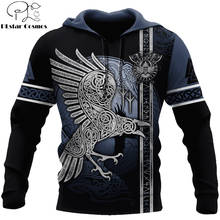 Viking Raven of odin Tattoo 3D Printed Autumn Men Hoodies Unisex Casual Pullover Zip Hoodie Streetwear sudadera hombre DW0521 2024 - buy cheap
