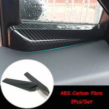 For Toyota CHR C-HR 2016 2017 2018 ABS Matte/Carbon fibre Front Door Side A Pillar Head Window Cover Trim Interior Accessories 2024 - buy cheap