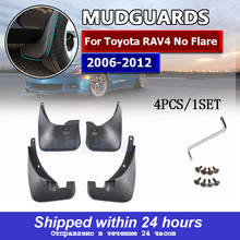 Set Mud Flaps For Toyota RAV4 No Flare 2006-2012 Mudflaps Splash Guards Mud Flap Mudguards Fender 2007 2008 2009 2010 2011 2024 - buy cheap