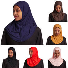 One Piece Scarf Hijab Muslim Women Amira Headscarf Wrap Full Cover Turban Prayer Islamic Headwear Shawl Ramadan Instant To Wear 2024 - buy cheap