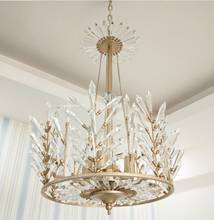 Crystal chandelier luxury American retro bedroom bedside restaurant porch cloakroom clothing store French 2024 - buy cheap