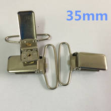 35mm retângulo forma metal pacifier paci suspender clipes suportes para artesanato projeto inserção de plástico 10 pçs/lote 2024 - compre barato