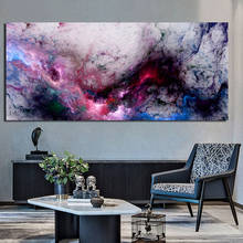 Wangart Black  Purpl Cloud Abstract Oil Painting Think Independe Wall Picture For Living Room Canvas Modern Art Poster And Print 2024 - buy cheap