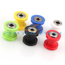 Rolo tensor de polia para motocicleta, identificação vermelha, 8mm, cor vermelha, para bike chinesa, coolster ssr imr, motocross 2024 - compre barato