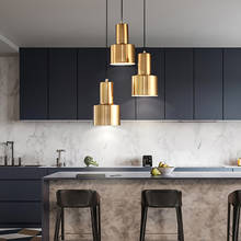 Nordic led light gold modern chandelier for kitchen bedroom kitchen living room loft aisle hanging lamp study decoration fixture 2024 - buy cheap