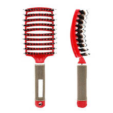 Hair Scalp Massage Comb Detangle Hair Brush Bristle Nylon Hairbrush Women Wet Curly Comb For Salon Hairdressing Styling Tools 2024 - buy cheap