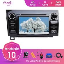 Toopai android 10 para toyota tundra sequoia 2007-2013 auto rádio estéreo dvd swc ips 7 "gps navegação carro multimídia player novo 2024 - compre barato