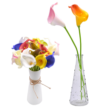 5/10/30pcs Artificial Flowers Calla Lily Bunch Fake Flower Bouquet  For Wedding Bride Bouquet Birthday Table Home Decor Supplies 2024 - buy cheap