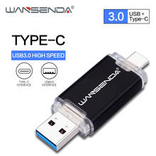 WANSENDA 2 in 1 TYPE-C USB3.0 USB Flash drives 512GB 256GB 128GB 64GB 32GB Pen Drive for Android/PC External Storage Pendrive 2024 - buy cheap