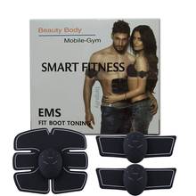 EMS Wireless Muscle Stimulator Trainer Smart Fitness Abdominal Training Electric Weight Loss Stickers Body Slimming Belt Unisex 2024 - buy cheap