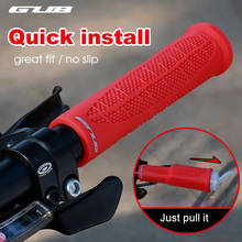 GUB Silicone Bicycle Grips Outdoor MTB Road Bike Handlebar Grips Cover Anti-slip Innovative Pull-out Quick Ins Cycling Accessory 2024 - buy cheap