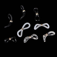 20PCS=10 Pairs 4 Styles Glasses Chain Anti-slip Silicone Rubber Ring Strap Eyelets For Glasses Band Rope White Black Eye Care 2024 - buy cheap