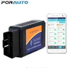 ELM327 V2.1 OBD2 считыватель кодов OBD2 автомобильный диагностический инструмент сканер Bluetooth ELM327 OBDII Авто диагностический инструмент для Android 2024 - купить недорого