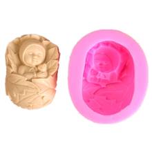 3D Sleeping Baby Infant Silicone Soap Mold Handmade Fondant Cake Decorating Mold Clay Craft Chocolate DIY Mold Soap Making Mould 2024 - buy cheap